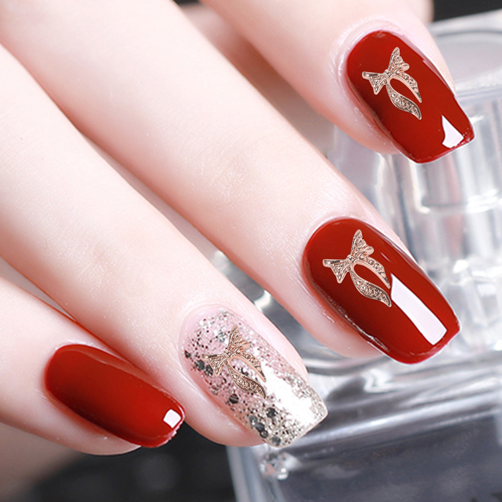 Body Jewelry Art - 1 Bag Metal Nail Art Studs