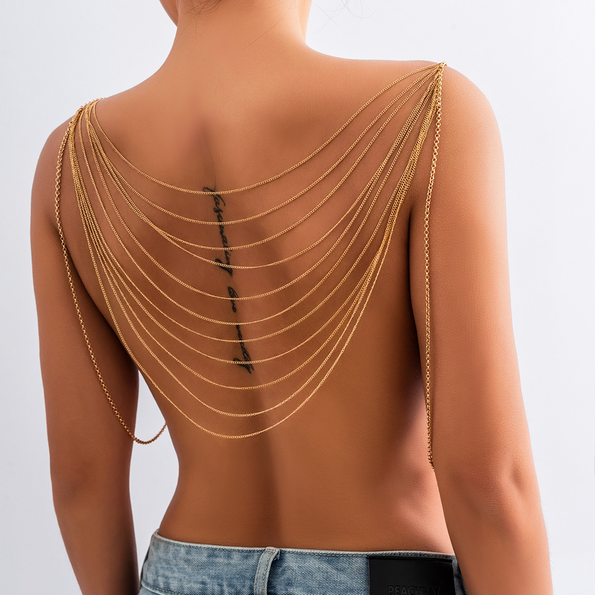 Body Jewelry For Sale - Classic Multi layered Tassel Body Chain