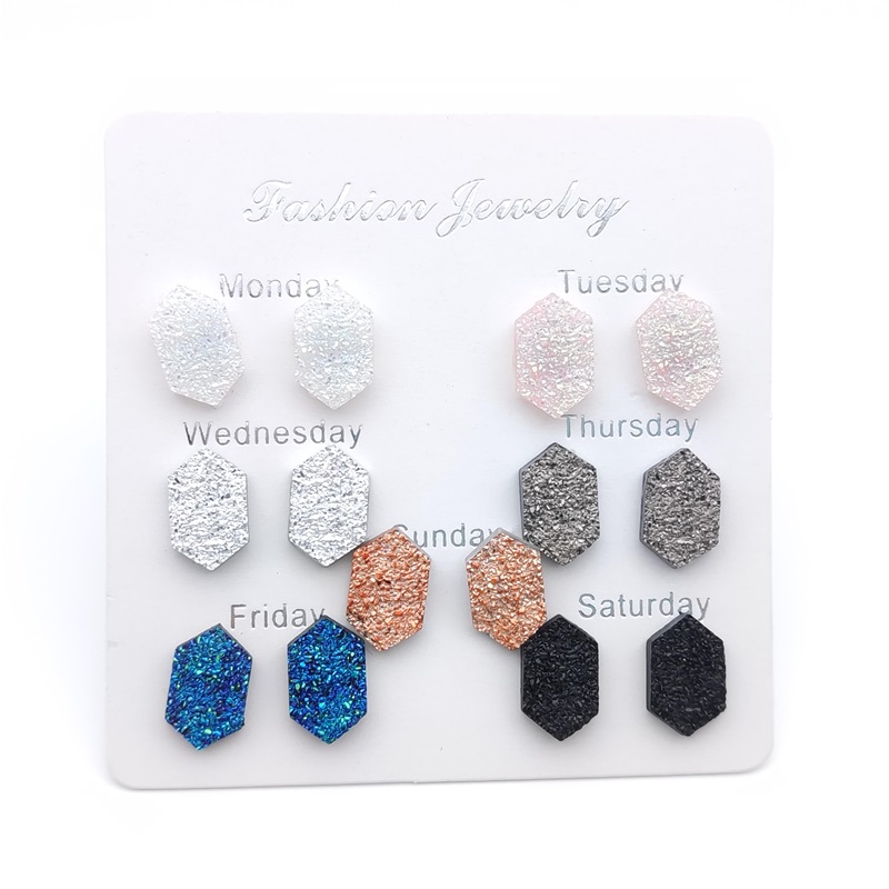 Body Jewelry Brands - weekly Stainless Steel Stud Mini Resin