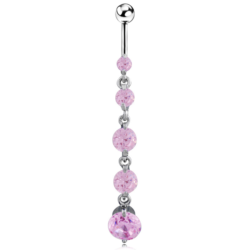 Body Jewelry Brands - 2023 Brand Long Rhinestone Piercing Belly