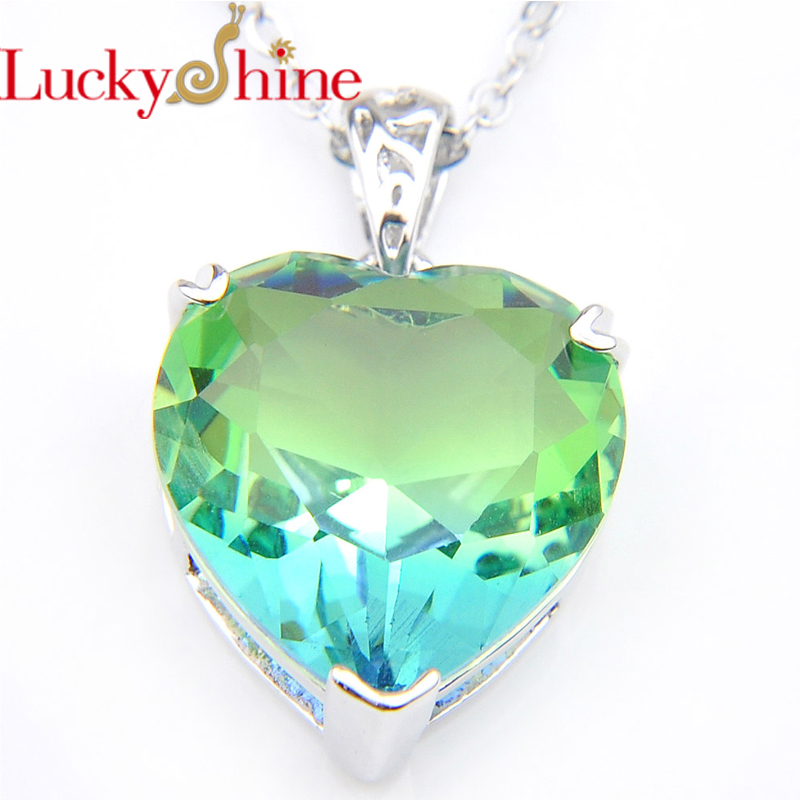 Heart Bi colored Tourmaline Bl - Body Jewelry Australia ulasan dan harga