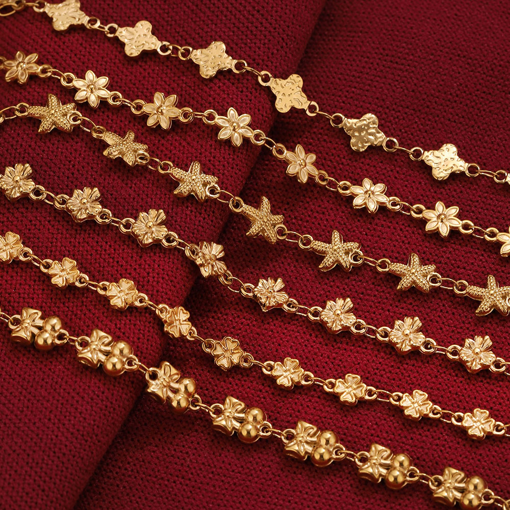 1Meter Stainless Steel Flower  - Body Jewelry Bulk ulasan dan harga