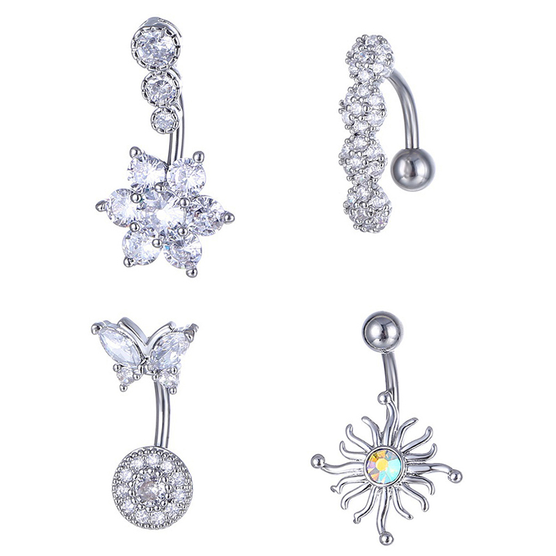 Crystal Belly Button Ring Anim - Body Jewelry Belly Button Rings ulasan dan harga