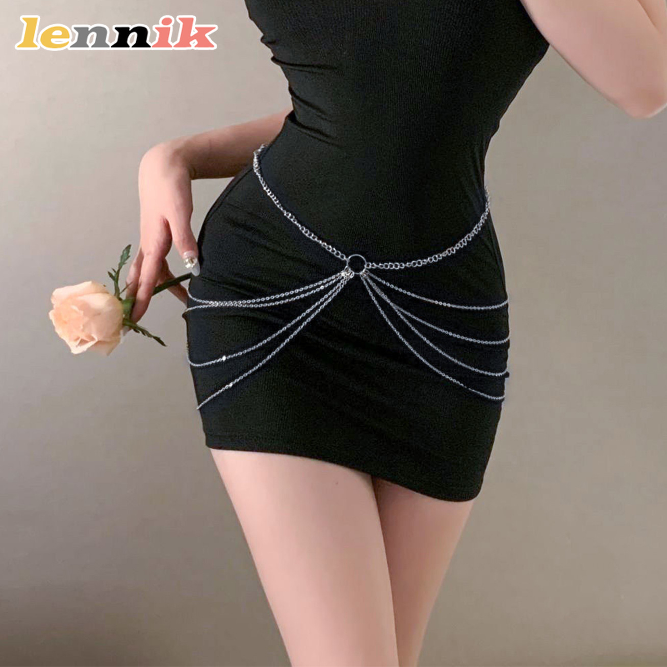 LENNIK Tassel Metal Multi-Laye - Body Jewelry Bulk ulasan dan harga