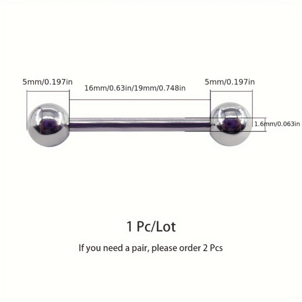 Stainless Steel Barbell Rod To - Body Jewelry Brands ulasan dan harga