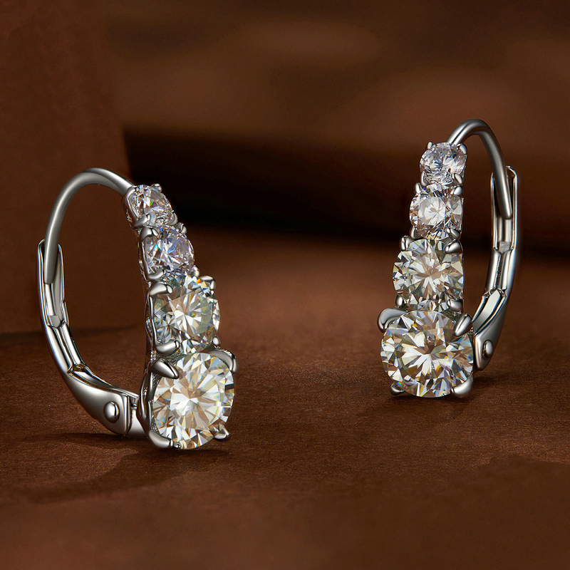 S925 Silver 1.8CT Moissanite E - Body Jewelry Diamond ulasan dan harga