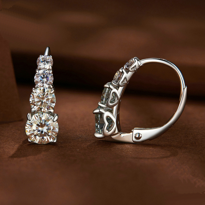 S925 Silver 1.8CT Moissanite E - Body Jewelry Diamond ulasan dan harga