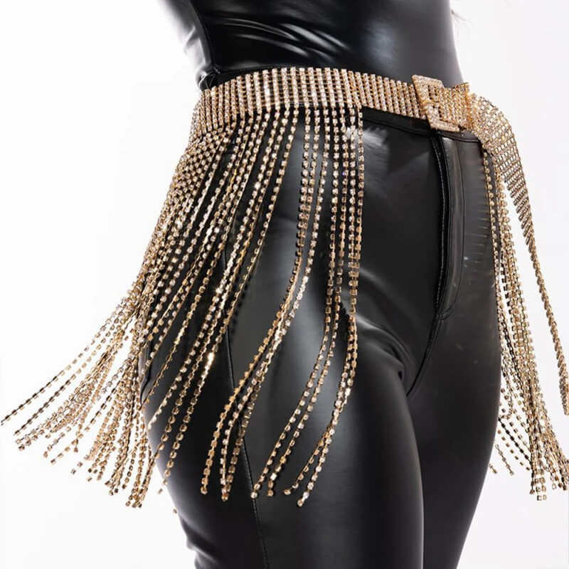 Body Chain Cross-border New Rh - Body Jewelry Diamond ulasan dan harga