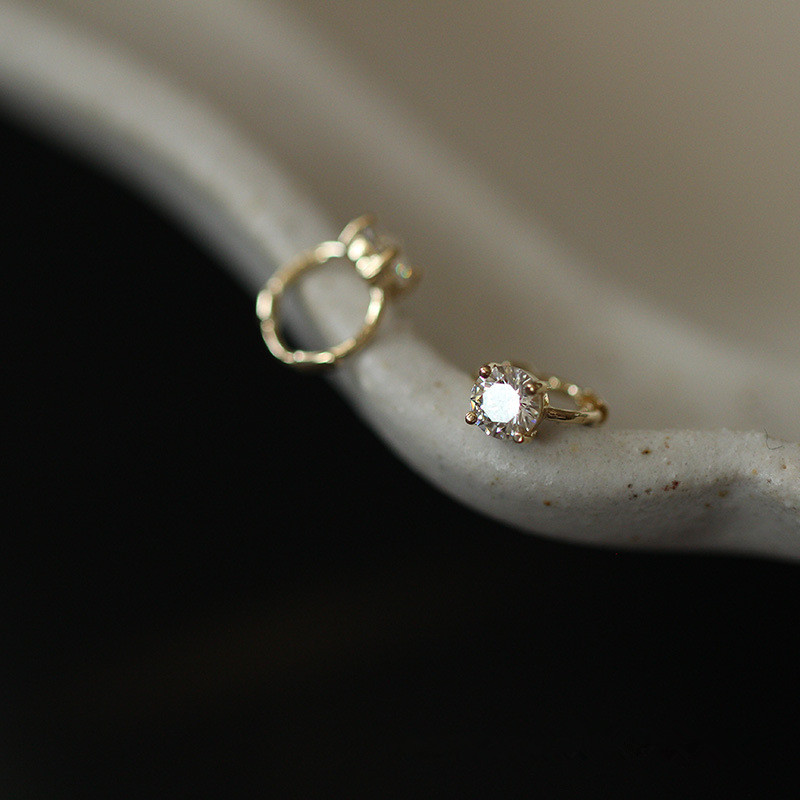925 Sterling Silver Korea Simp - Body Jewelry Diamond ulasan dan harga