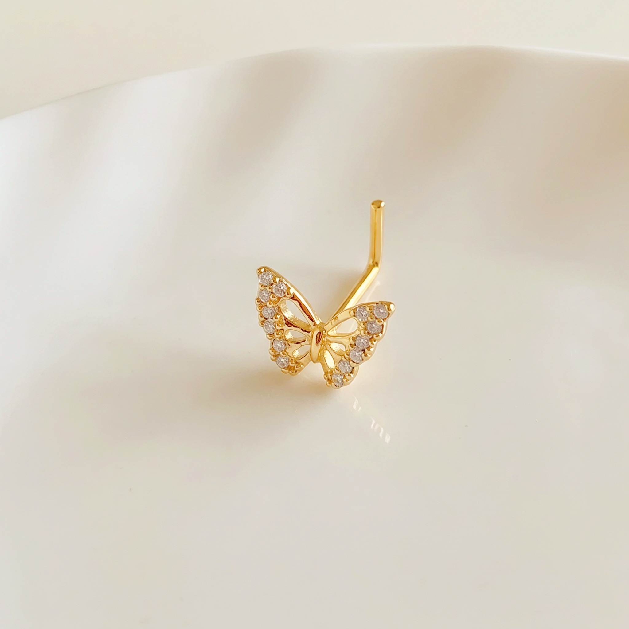 1Pc Y2K Western French Hollow  - Body Jewelry Diamond ulasan dan harga