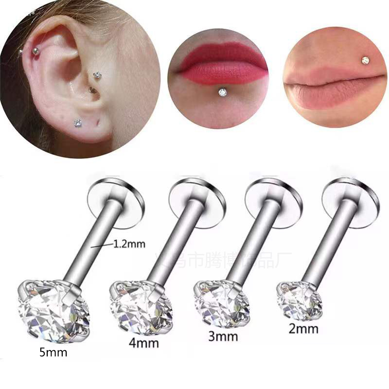 1PC New Surgical Steel Multico - Body Jewelry Internally Threaded ulasan dan harga