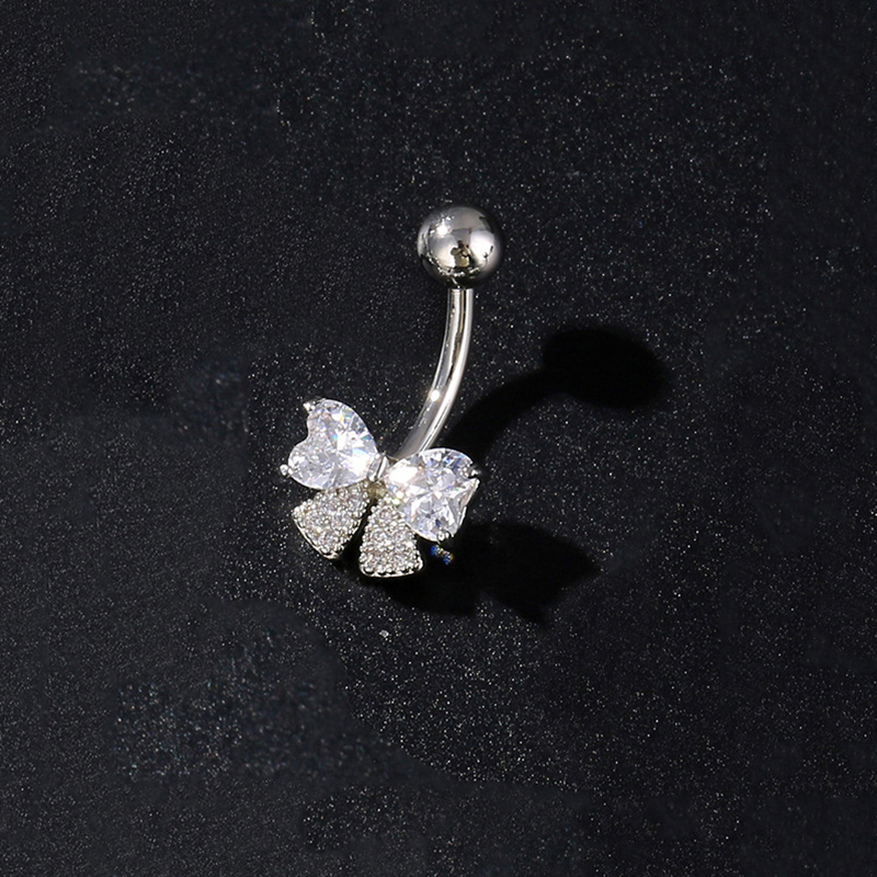1pc Stainless Steel Butterfly  - Body Jewelry Belly Button Rings ulasan dan harga