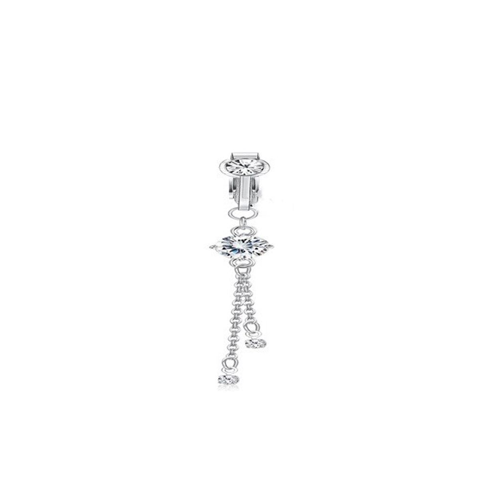 Women Fashion Clip On Umbilica - Body Jewelry Belly Button Rings ulasan dan harga