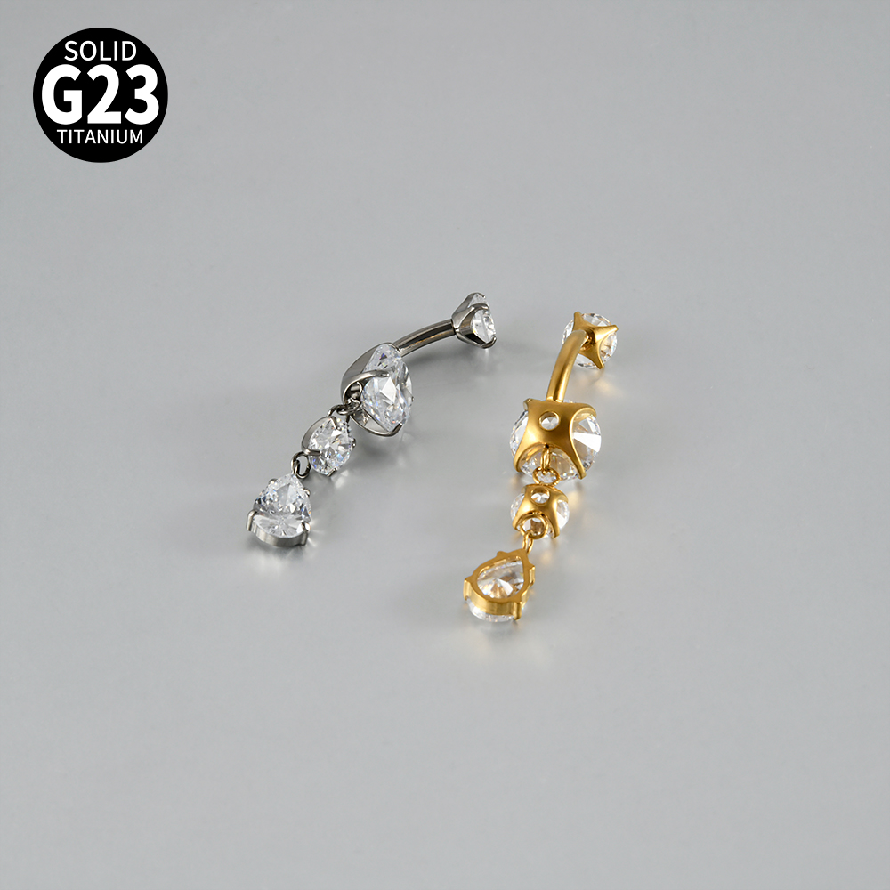 1PC Titanium Flower/Butterfly  - Body Jewelry Internally Threaded ulasan dan harga