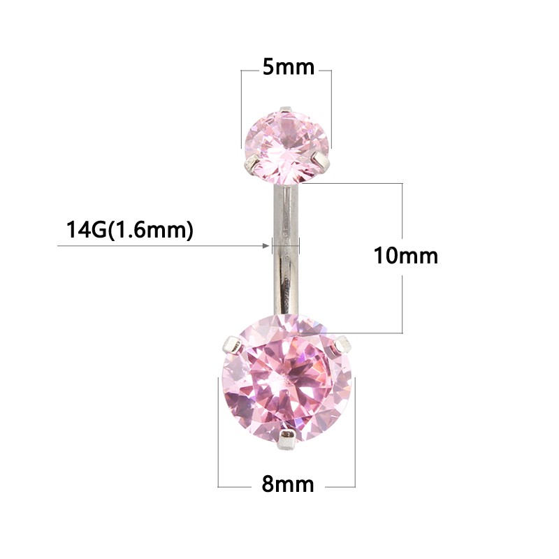 New Brand AAA Zircon Jeweled S - Body Jewelry Brands ulasan dan harga