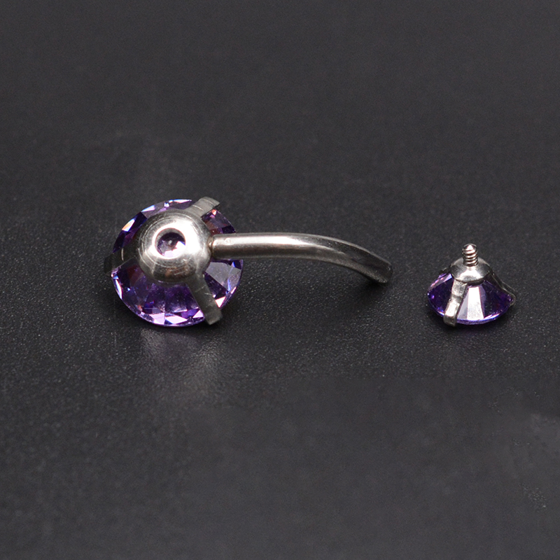 New Brand AAA Zircon Jeweled S - Body Jewelry Brands ulasan dan harga
