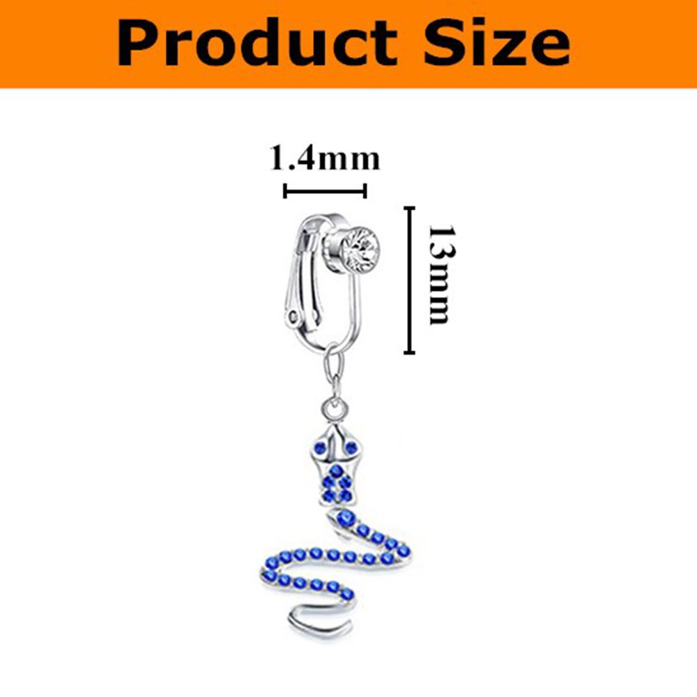 Accessories Clip On Earrings C - Body Jewelry Belly Button Rings ulasan dan harga