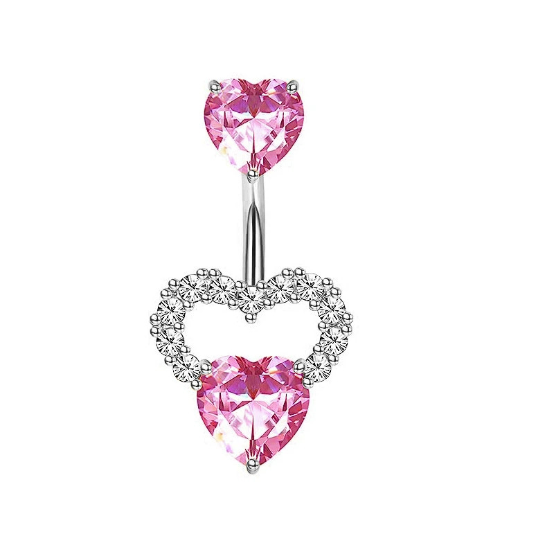 1PCS Pink Crown Belly Button R - Body Jewelry Belly Button Rings ulasan dan harga
