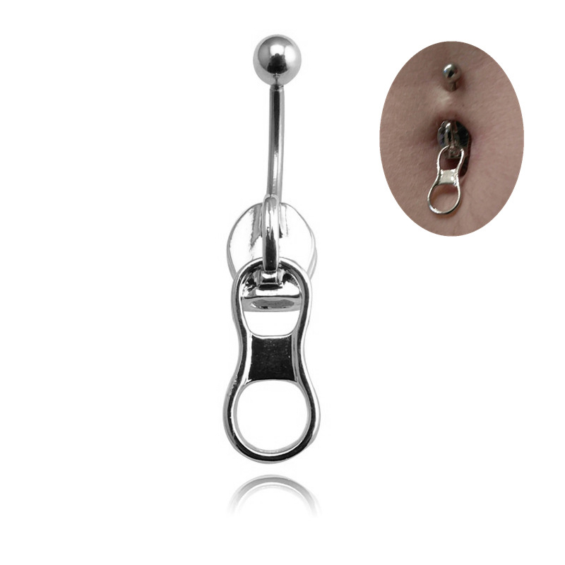 #1Pc Punk Belly Button Rings S - Body Jewelry Belly Button Rings ulasan dan harga