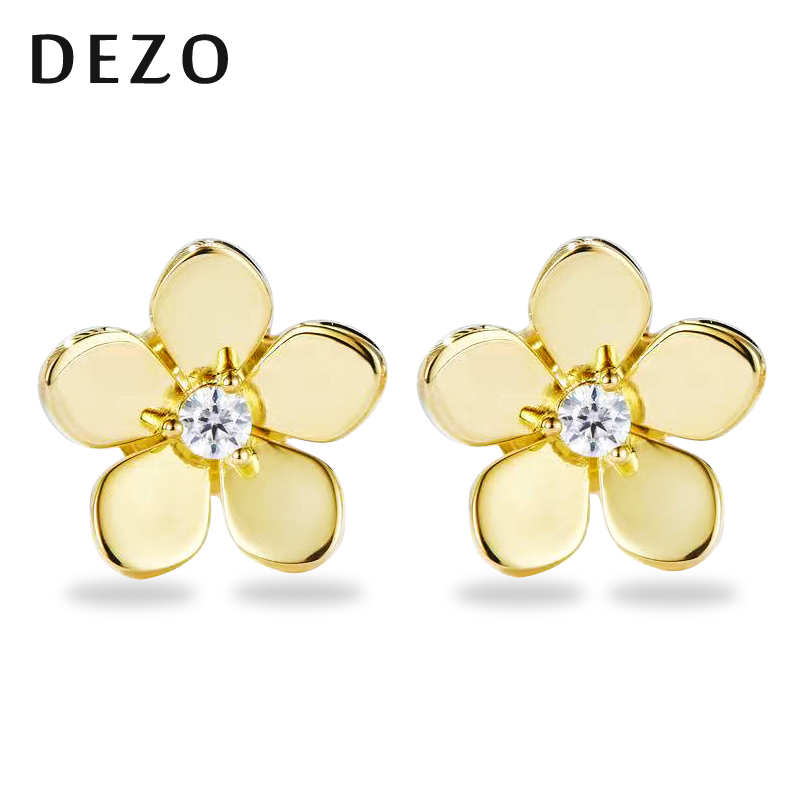 DEZO Yellow Gold Plated 925 St - Body Jewelry Diamond ulasan dan harga