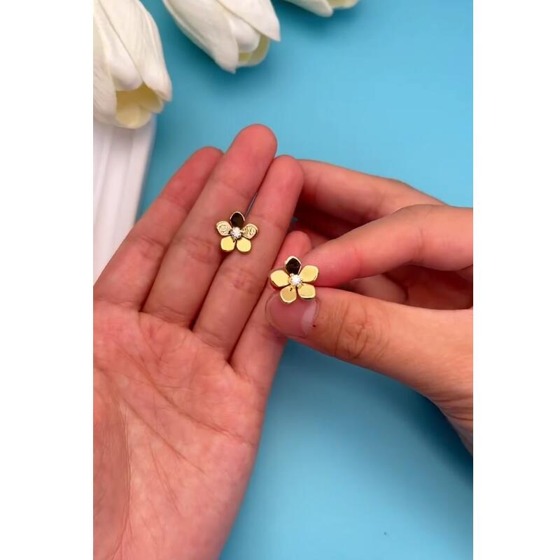 DEZO Yellow Gold Plated 925 St - Body Jewelry Diamond ulasan dan harga