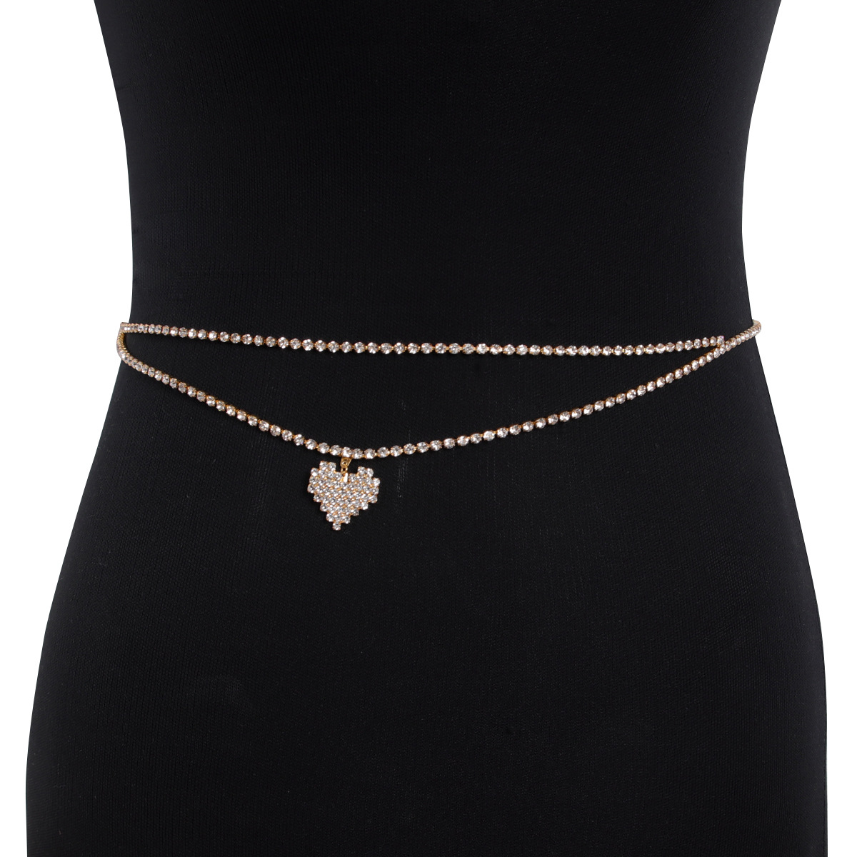 Fashionable Heart-shaped Sexy  - Body Jewelry Art ulasan dan harga