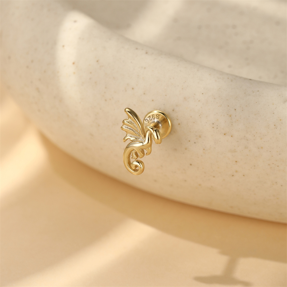 CANNER 925 Sterling Silver Fly - Body Jewelry Internally Threaded ulasan dan harga
