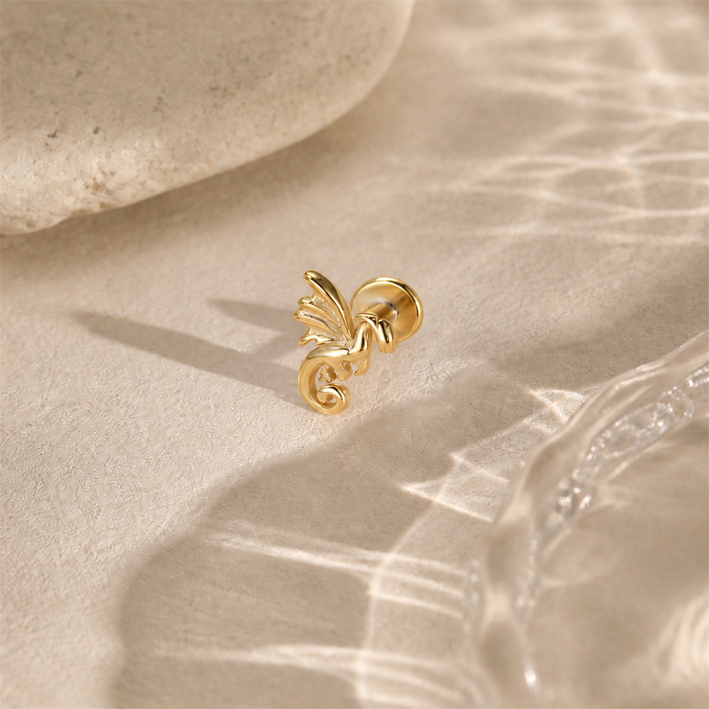 CANNER 925 Sterling Silver Fly - Body Jewelry Internally Threaded ulasan dan harga