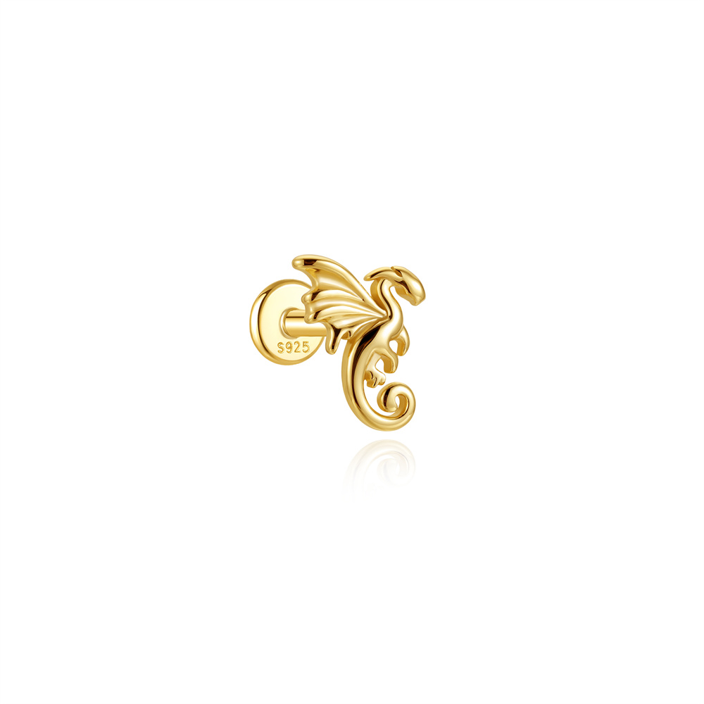CANNER 925 Sterling Silver Fly - Body Jewelry Internally Threaded ulasan dan harga