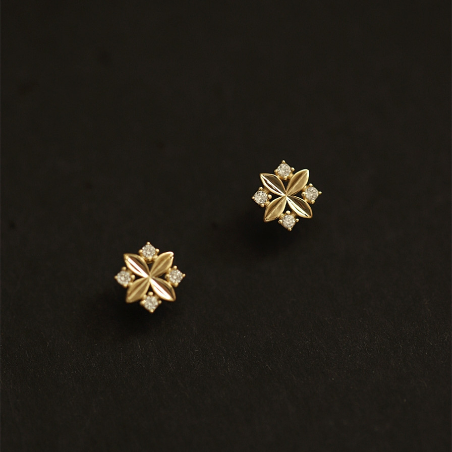 S925 Sterling Silver Plated 14 - Body Jewelry Diamond ulasan dan harga