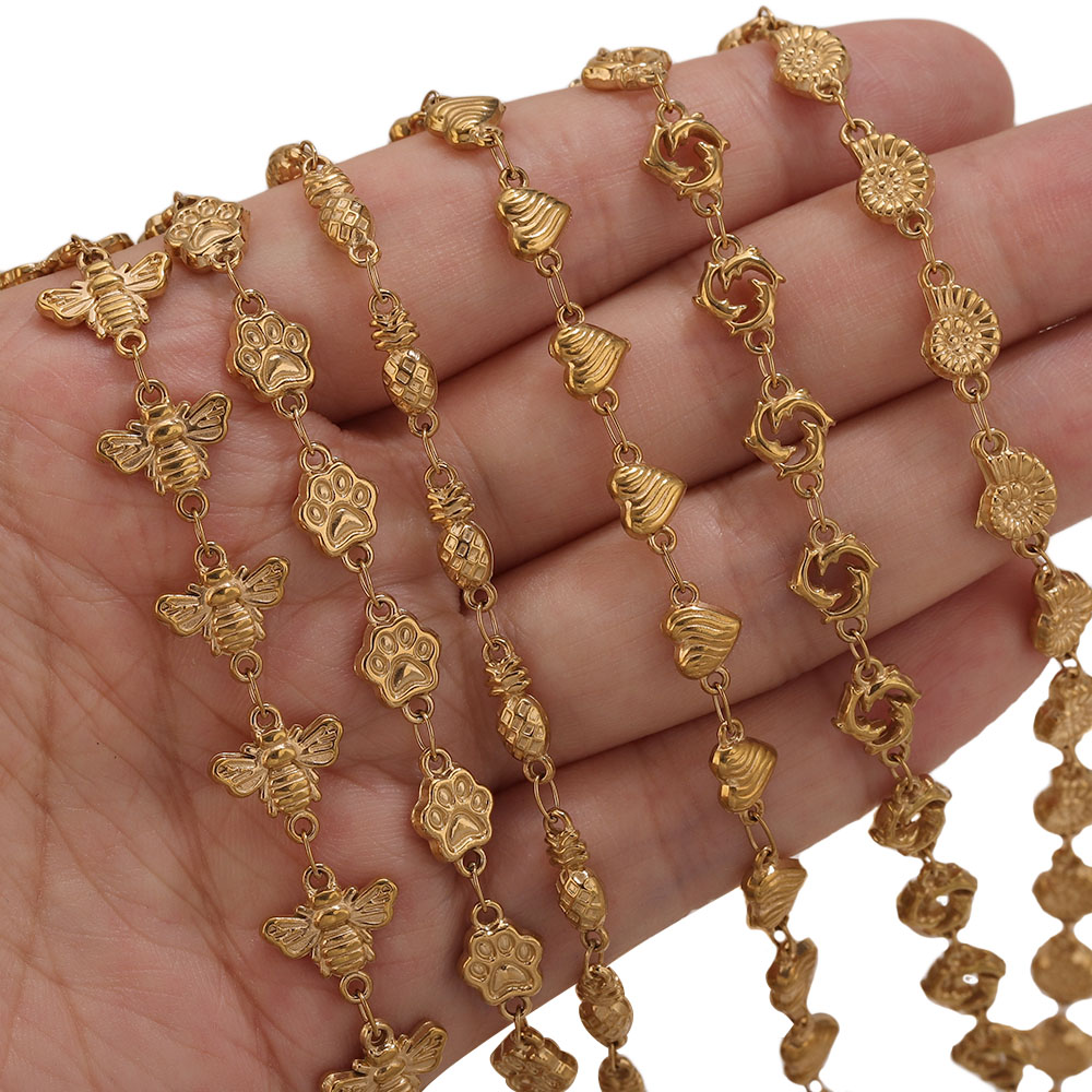 1M PVD Gold Stainless Steel He - Body Jewelry Bulk ulasan dan harga