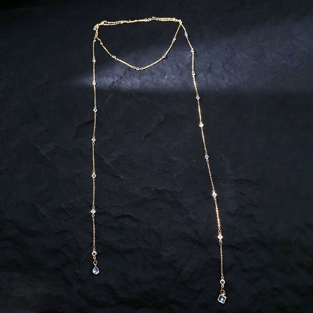New Fashionable Elegant Neckla - Body Jewelry Diamond ulasan dan harga