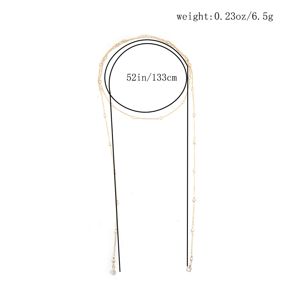 New Fashionable Elegant Neckla - Body Jewelry Diamond ulasan dan harga