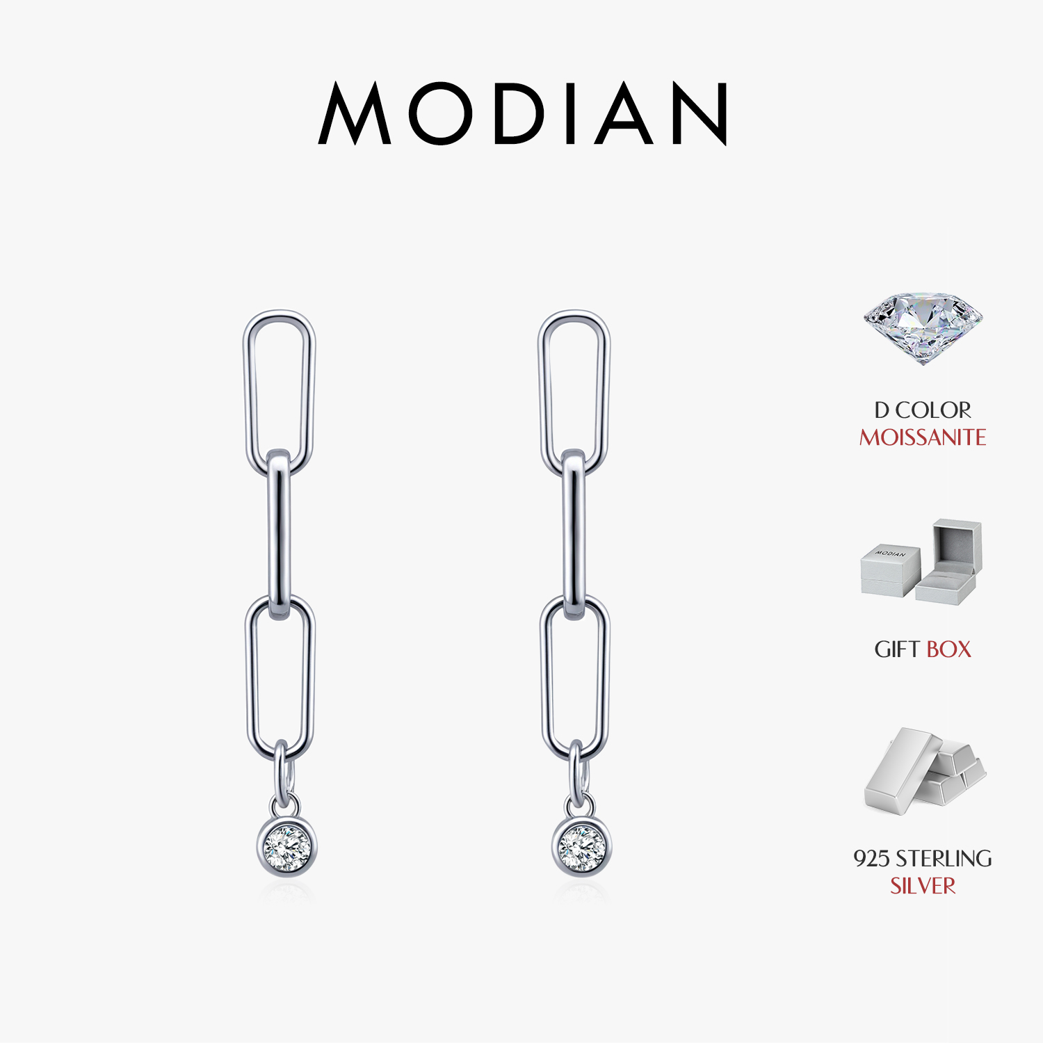 MODIAN VVS1 Clarity D Color Mo - Body Jewelry Diamond ulasan dan harga