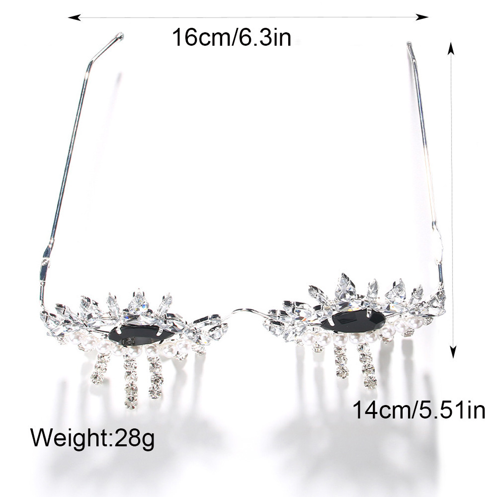 Stonefans Tassel Glasses Frame - Body Jewelry Art ulasan dan harga
