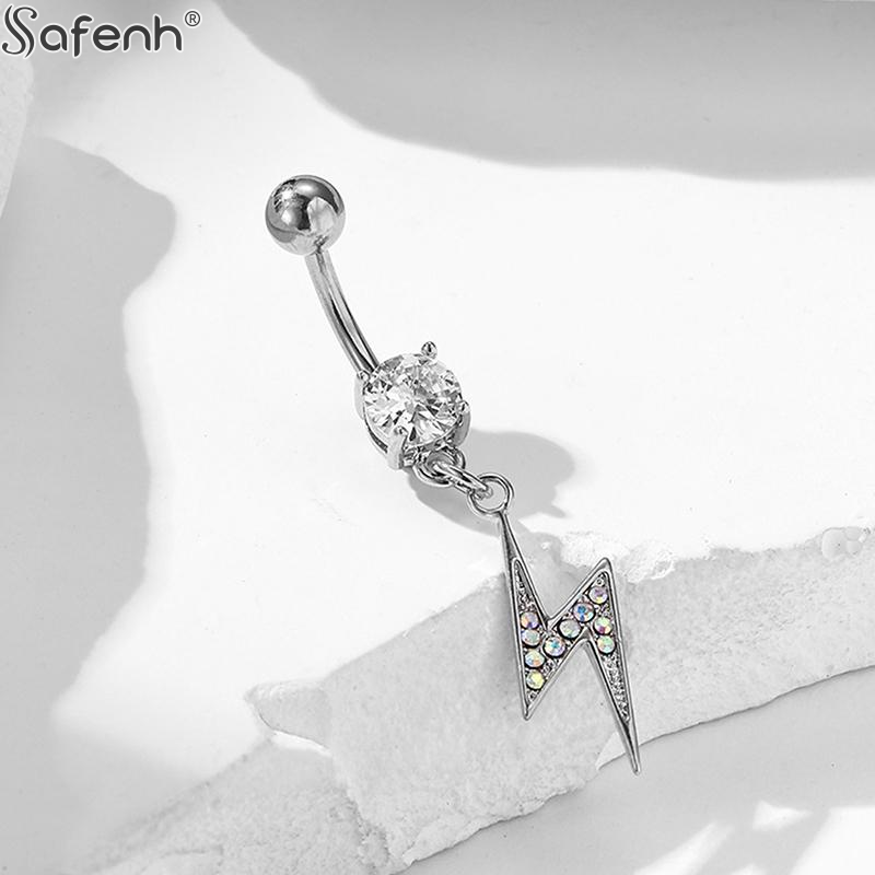 1pc High Quality Copper New Na - Body Jewelry Belly Button Rings ulasan dan harga