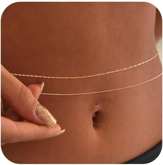 14k Gold Plated 26-33Inch Adju - Body Jewelry Bulk ulasan dan harga