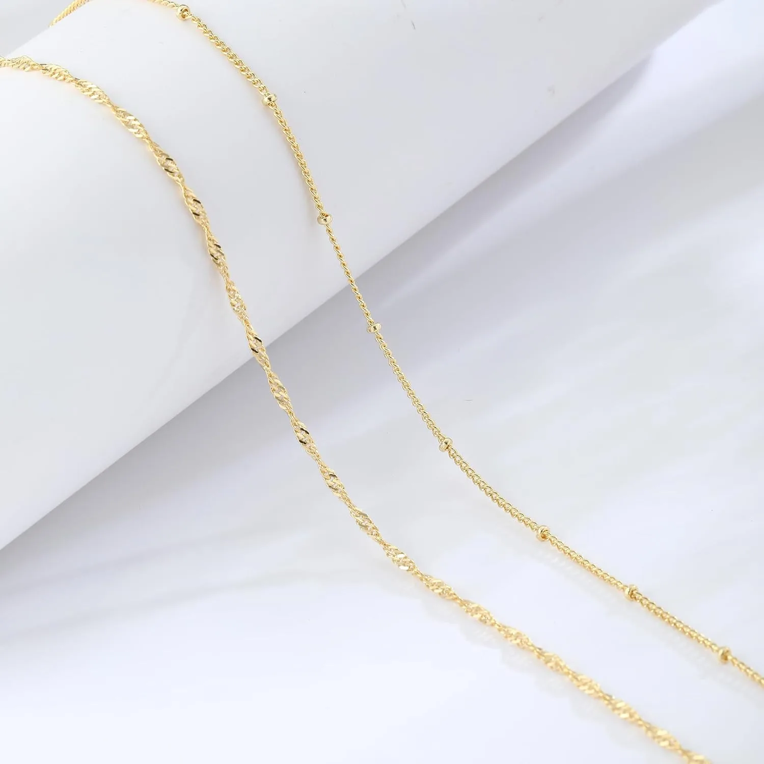 14k Gold Plated 26-33Inch Adju - Body Jewelry Bulk ulasan dan harga
