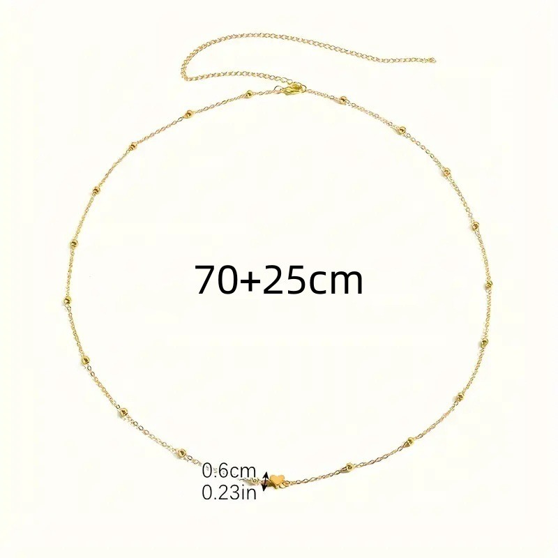 Dainty Gold Heart Waist Chain  - Body Jewelry Bulk ulasan dan harga