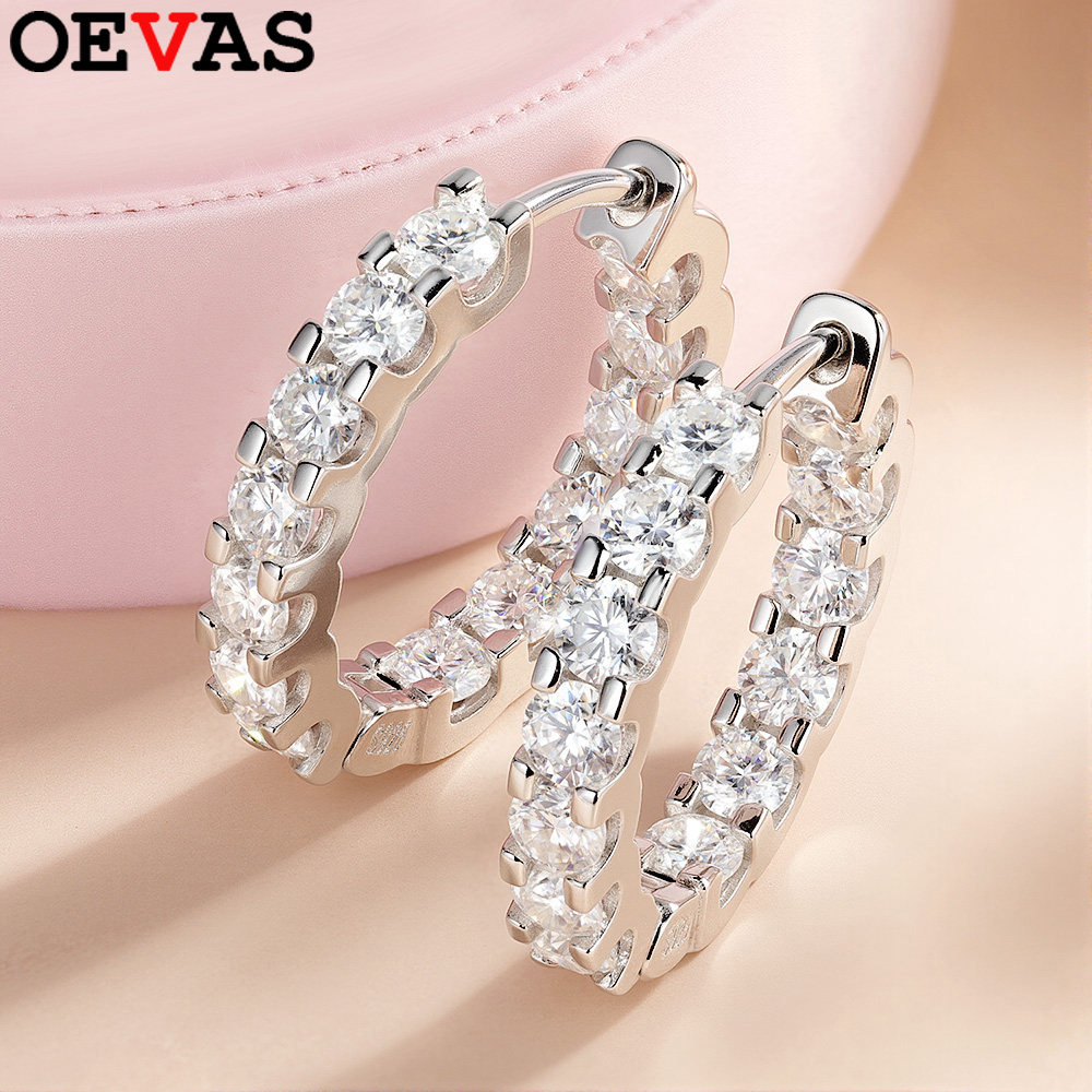 OEVAS 925 Sterling Silver 2.6C - Body Jewelry Diamond ulasan dan harga