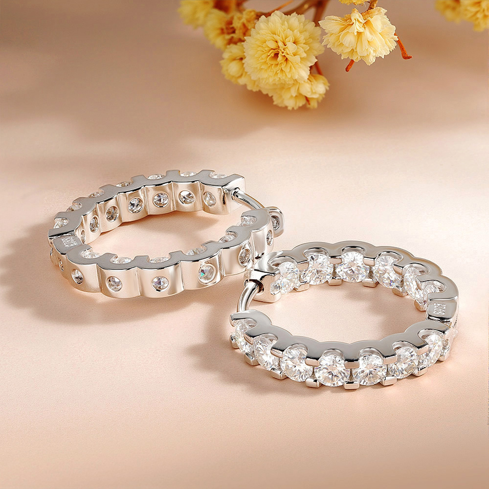 OEVAS 925 Sterling Silver 2.6C - Body Jewelry Diamond ulasan dan harga