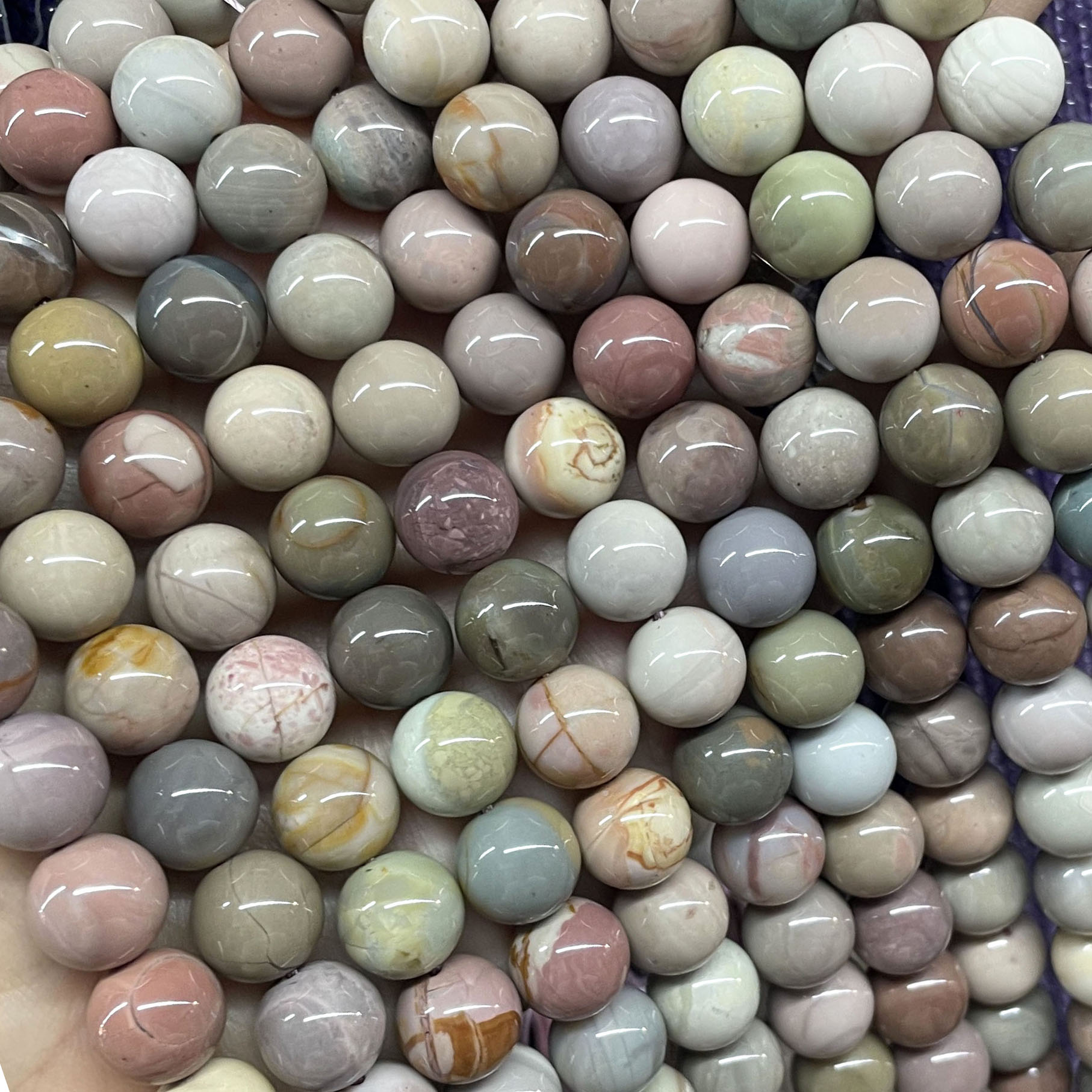 6MM 8MM 10MM Natural Stone Aus - Body Jewelry Australia ulasan dan harga